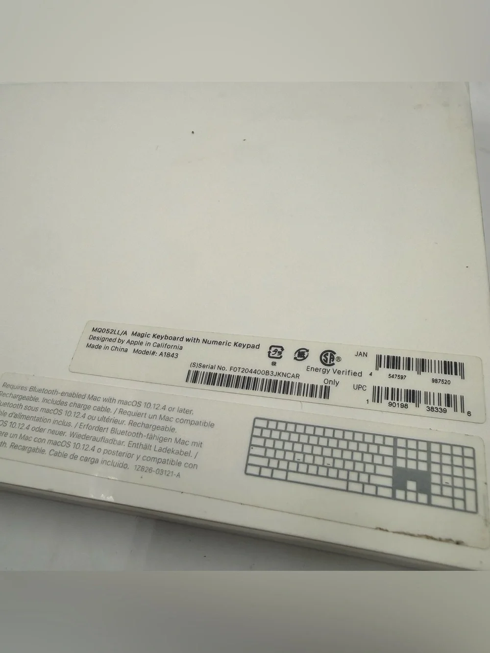 E5 Apple A1339 Magic Trackpad, A1657 Magic Mouse 2, A1843 Keyboard Bundle